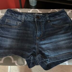 Denim shorts
